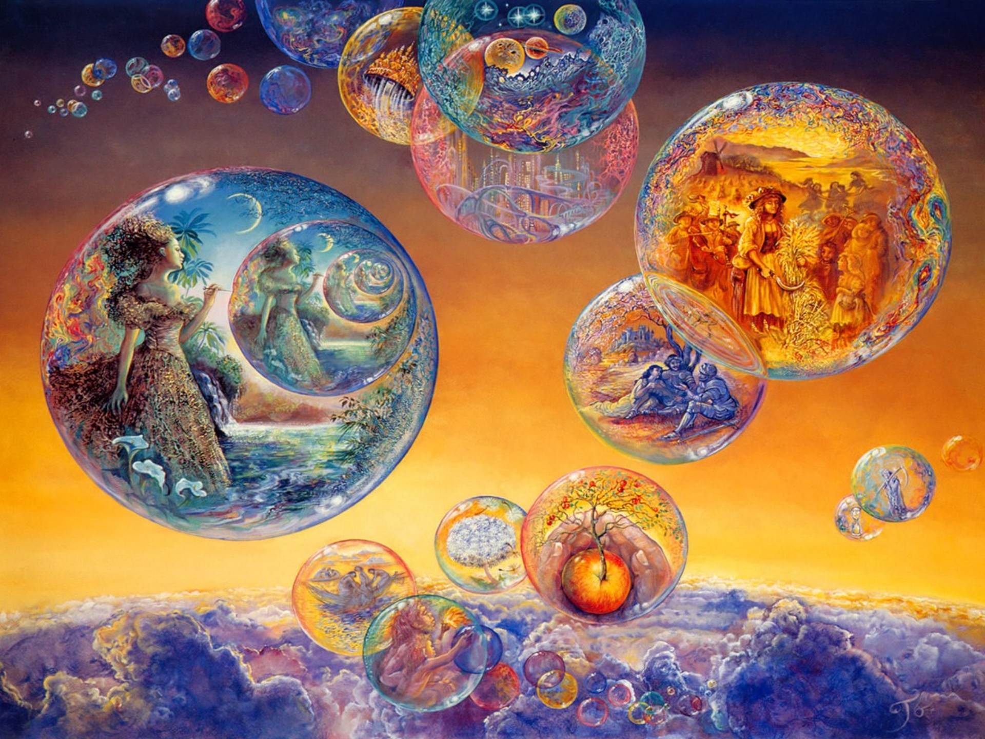 Целый мир открыт. Картины Жозефины Уолл Вселенная.